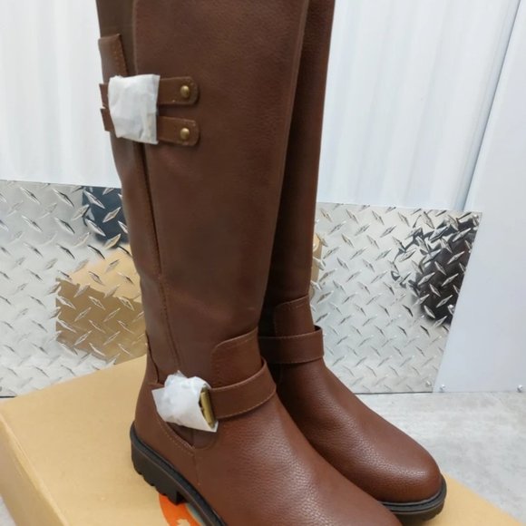 BANFF TRAIL Etiliwen women's tall warm brown water resistant boots - Picture 2 of 7